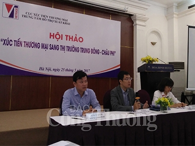 Cơ hội cho doanh nghiệp Việt tại thị trường Trung Đông, Châu Phi
